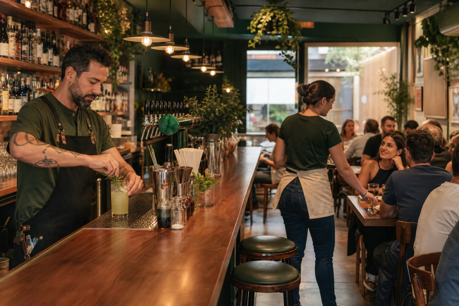 Operação de bar