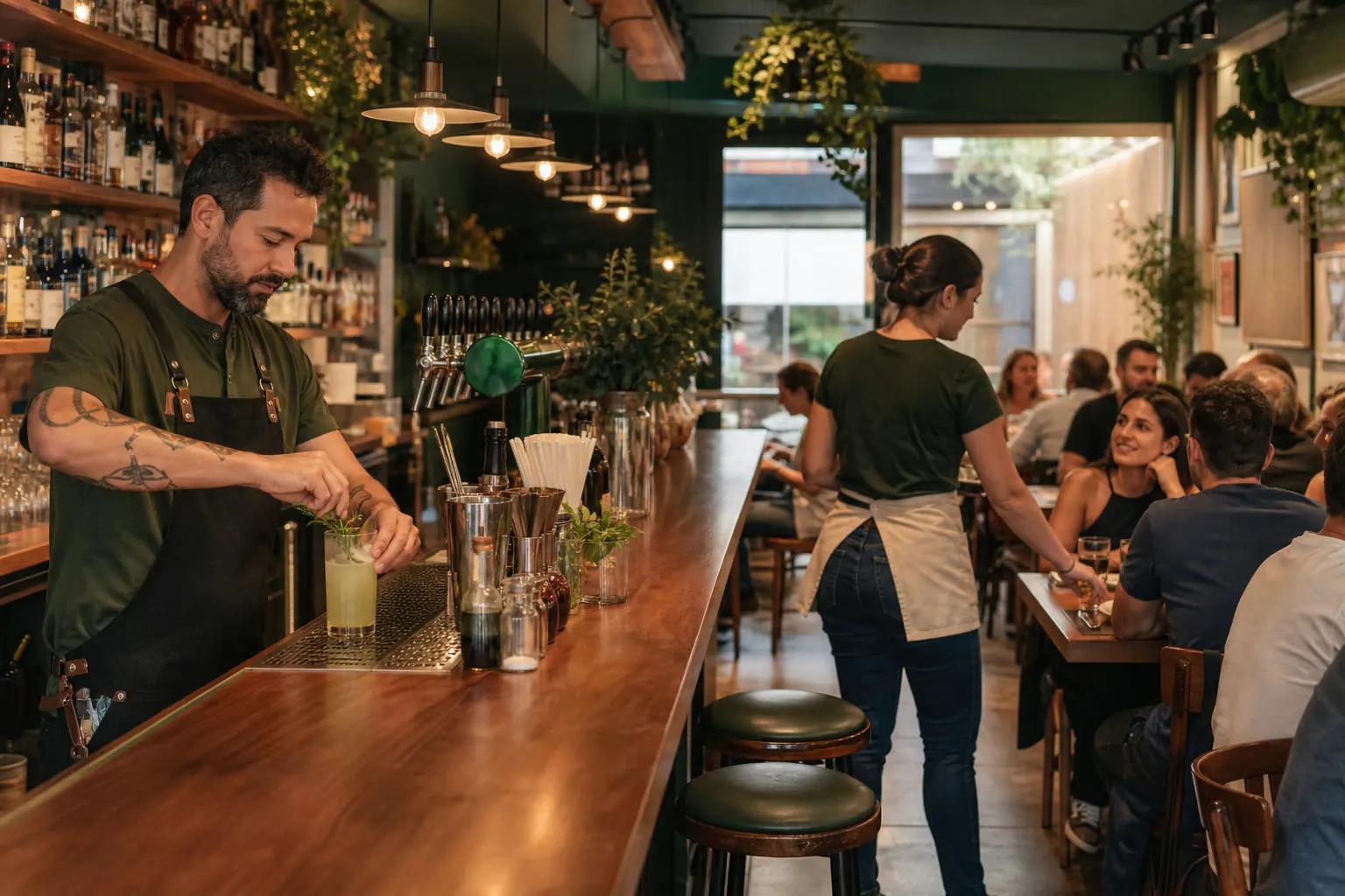 Operação de bar