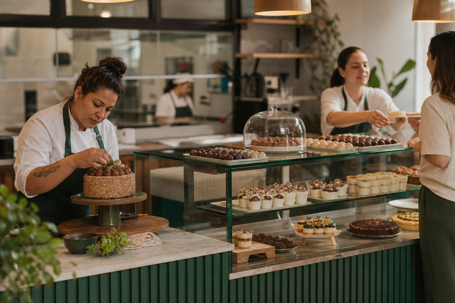 Operação de confeitaria