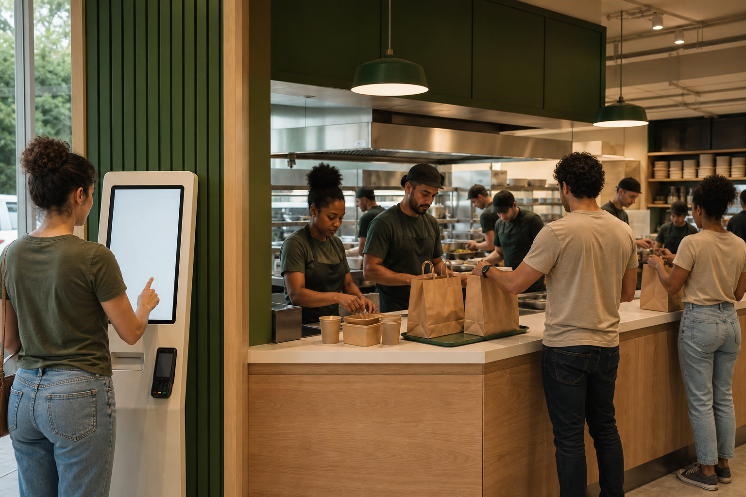 Operação de fast-food